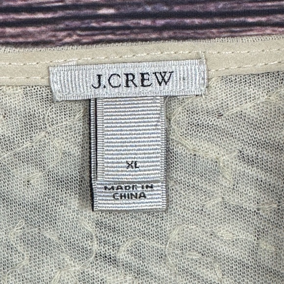 J. Crew Colorblock Sequin Cami Tank, XL, Black & White - Picture 10 of 12